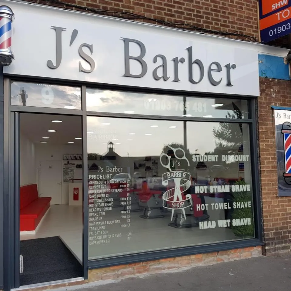 J's Barber shopfront